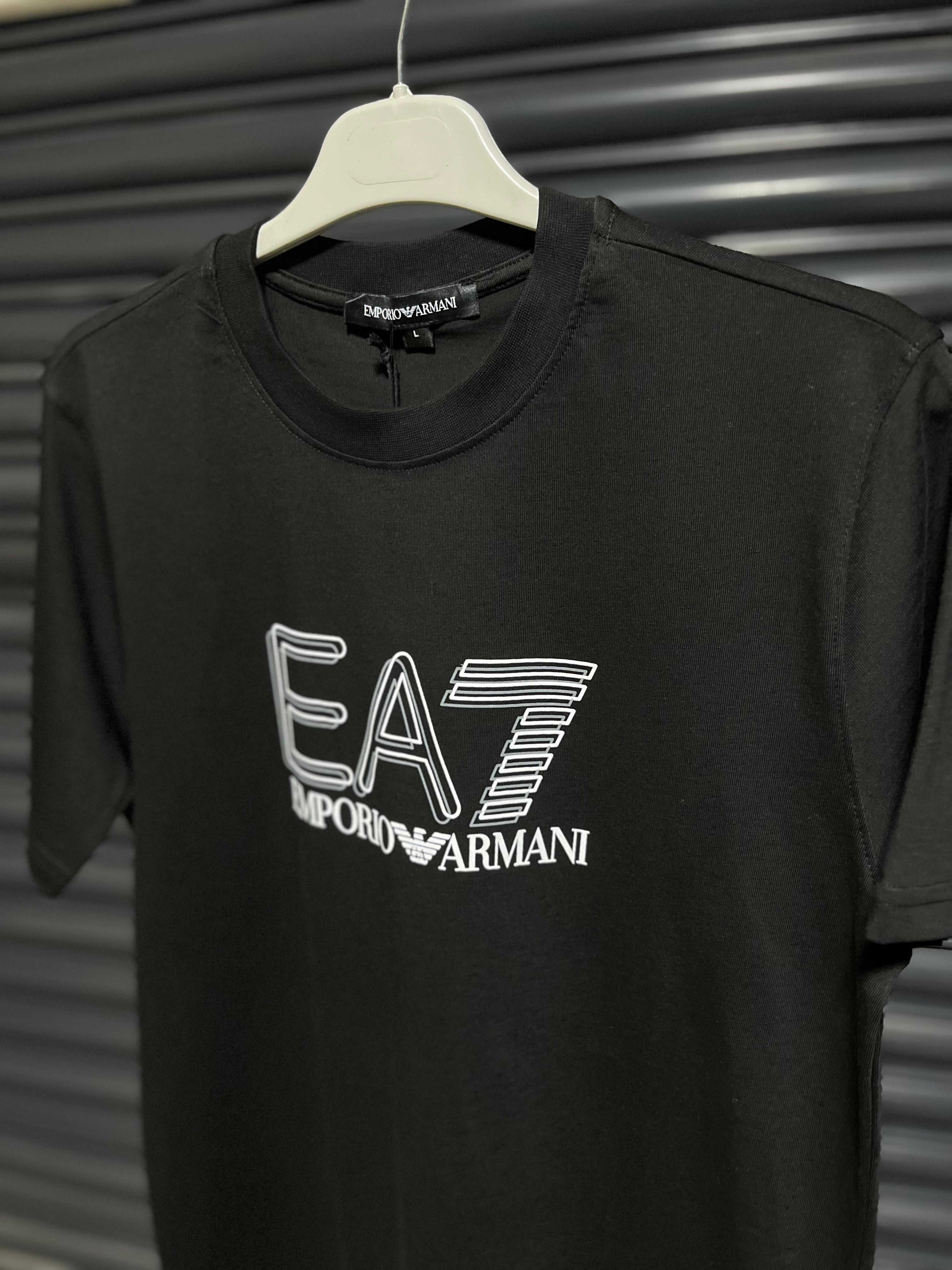 EA7 t-shirt siyah