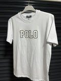 Polo işlemeli t-shirt beyaz
