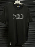 Polo işlemeli t-shirt siyah