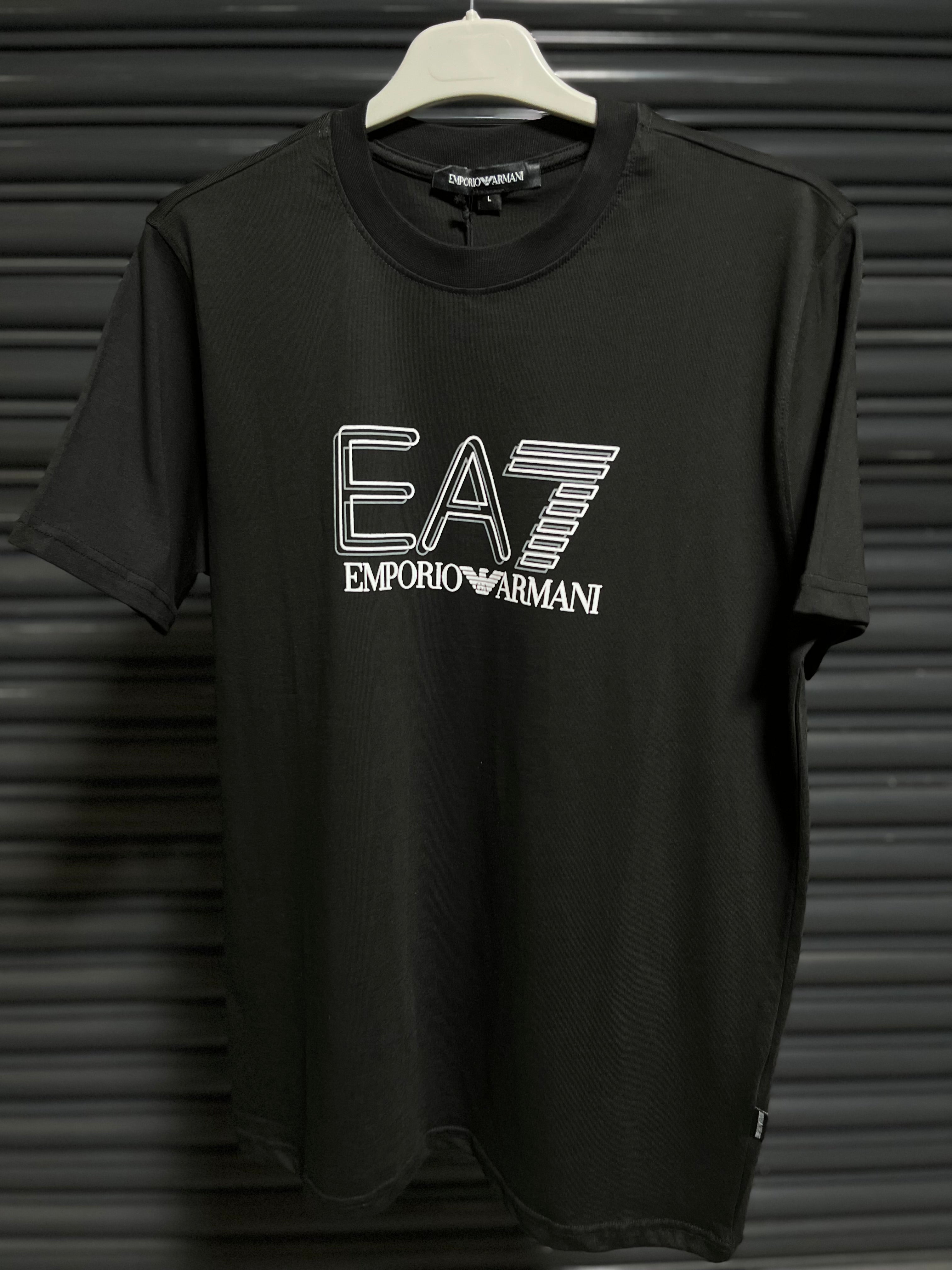 EA7 t-shirt siyah