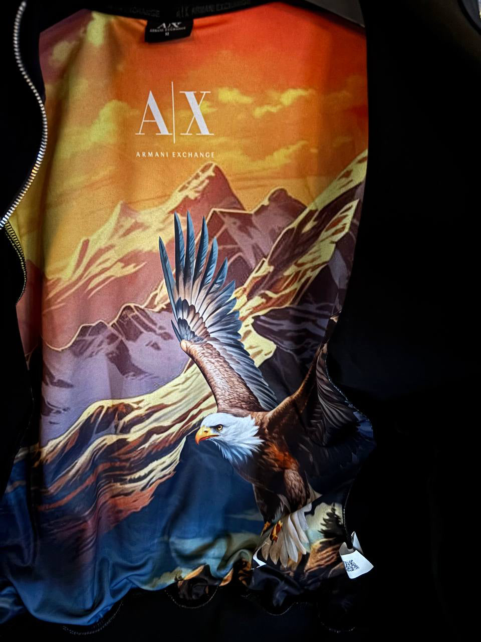 A|X Armani Exchange Europe Fit – Çift Yüzlü Dijital Baskılı Eşofman