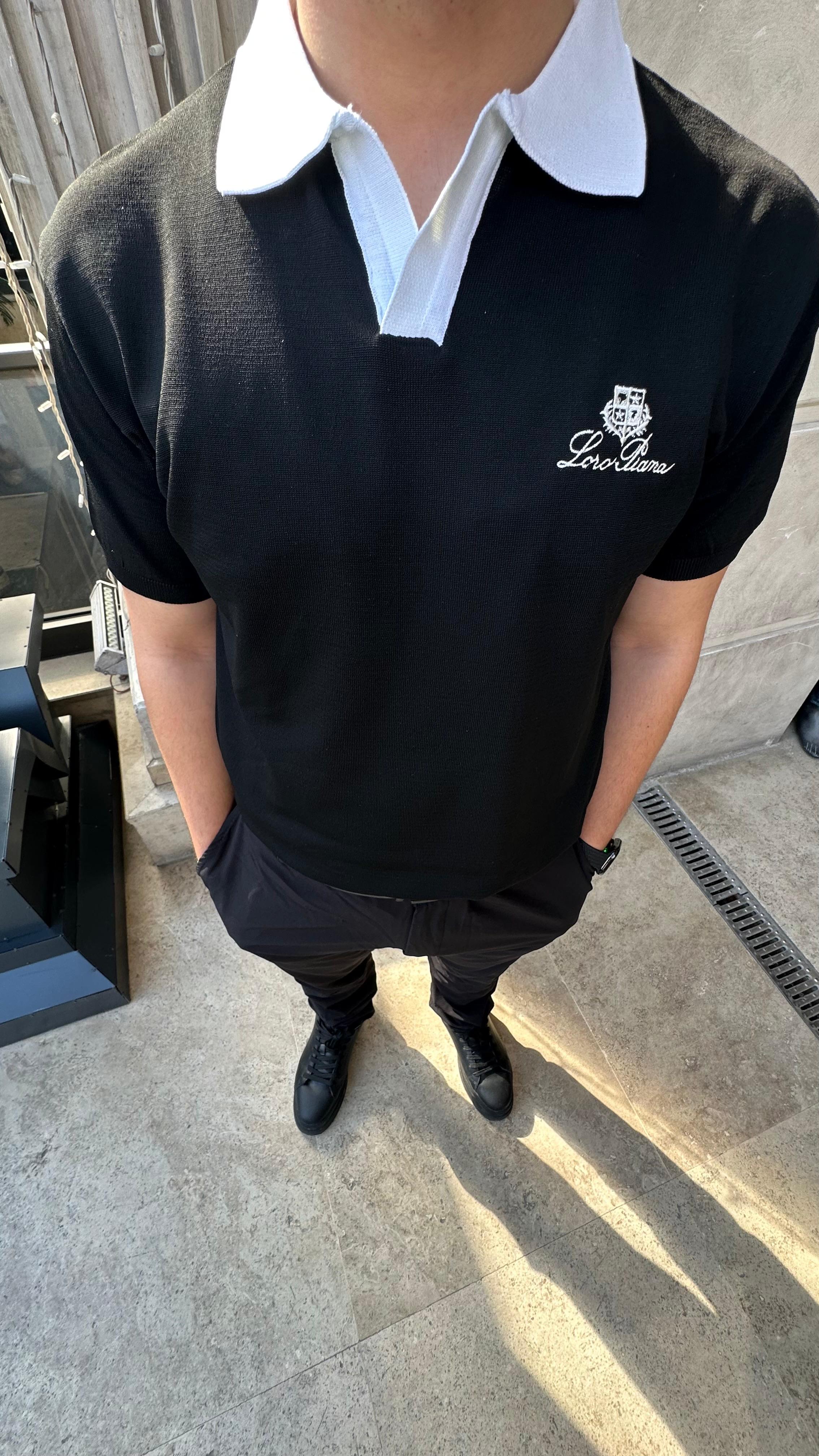 Loro Piana Triko Siyah