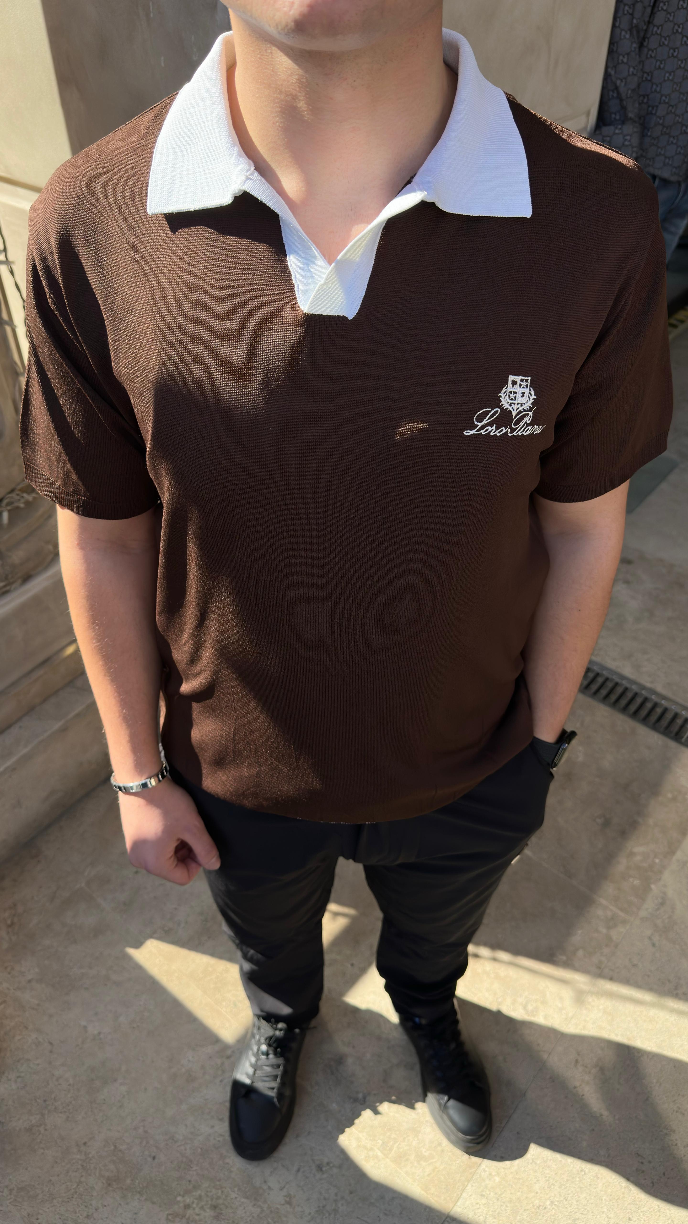 Loro Piana Triko Kahverengi